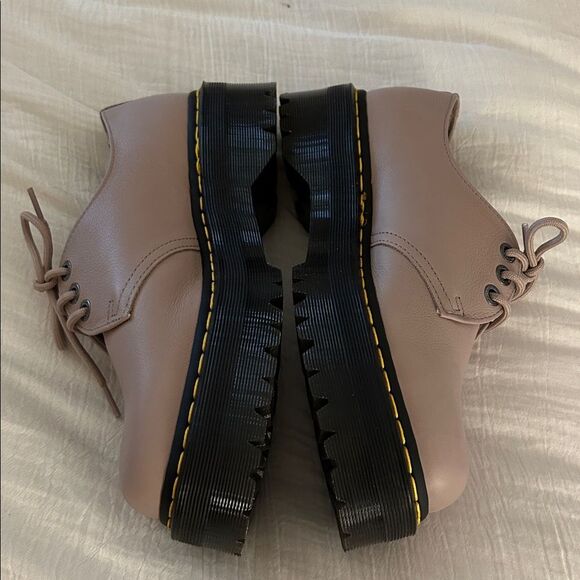Dr. Martens 1461 Quad II Oxford Platform Derby, Vintage Taupe, Women’s 10, NWOT - Picture 7 of 14